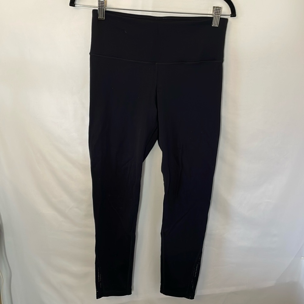 Savvi leggings black size‎ medium side detail